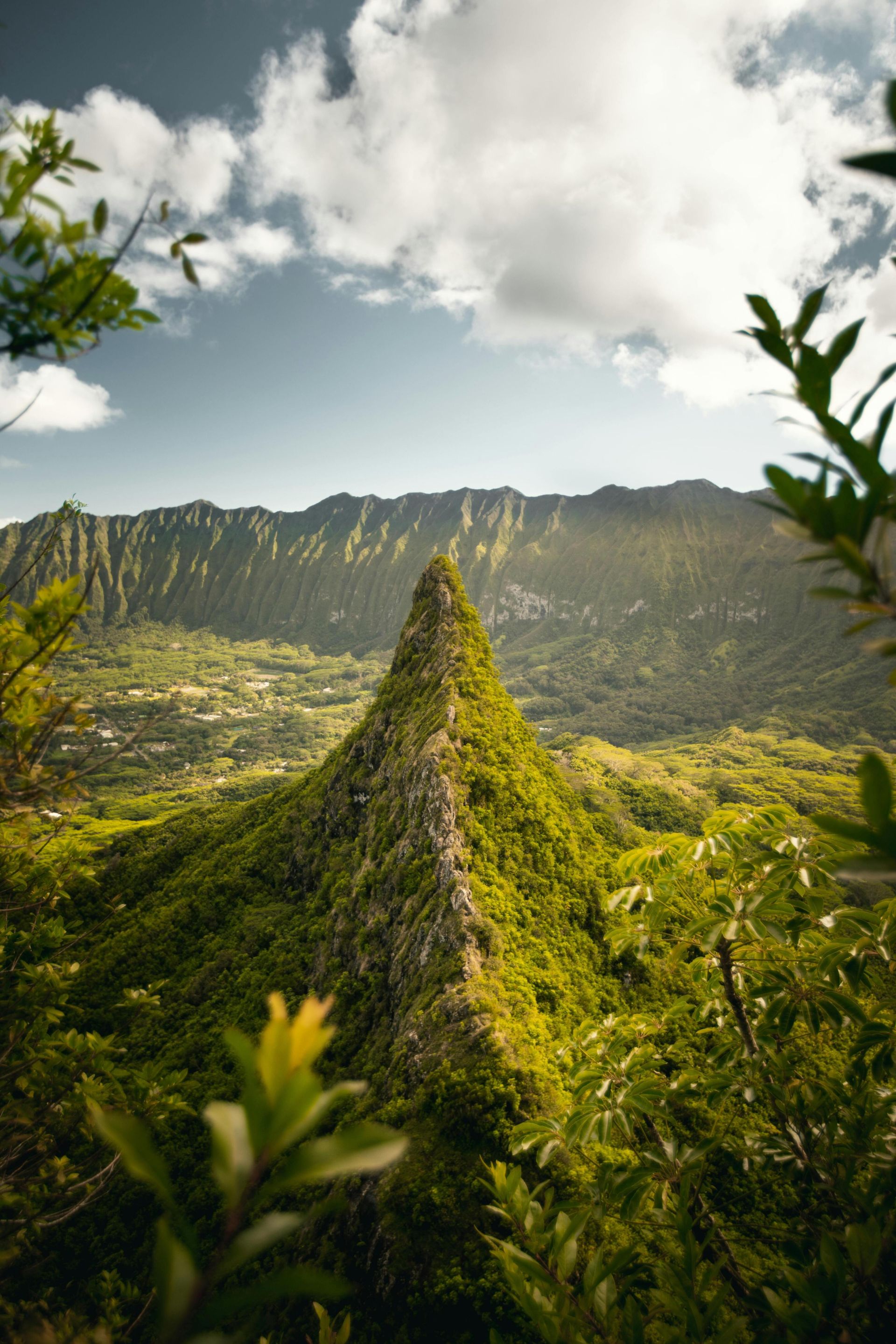 Discover the breathtaking green peaks and valleys of Oahu, Hawaii, a perfect nature getaway.